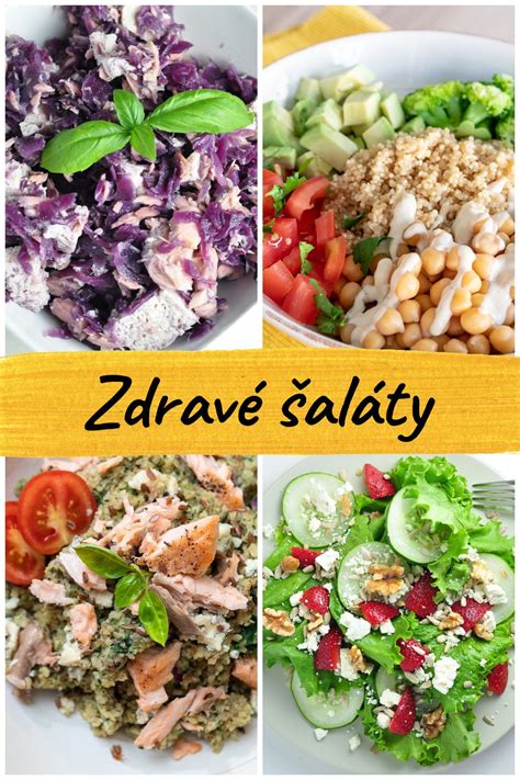 Zdravé šaláty plné čerstvej zeleniny a bielkovín