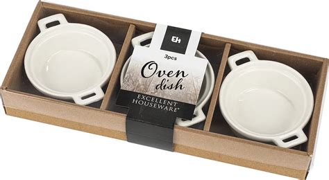 Sada porcelánových zapekacích misiek