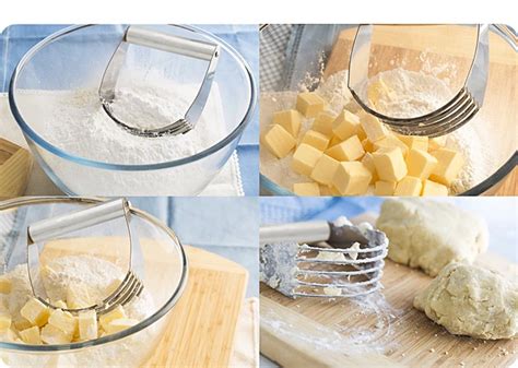Ingrediencie na krehké cesto: múka, maslo, vajcia