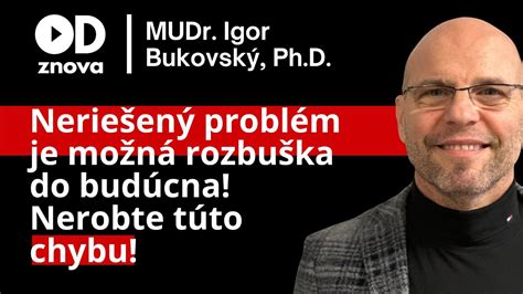 MUDr. Igor Bukovský, odborník na výživu