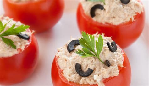 Plnené paradajky s mascarpone a špenátom