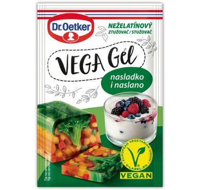 Balenie VEGA Gél a Holandského kakaa Dr. Oetker