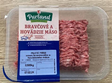 Kombinácia mletého bravčového a hovädzieho mäsa