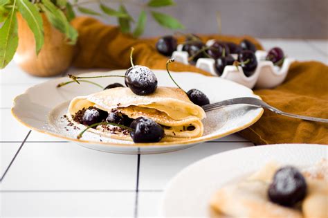 Nemecké palacinky pripravené na servírovanie