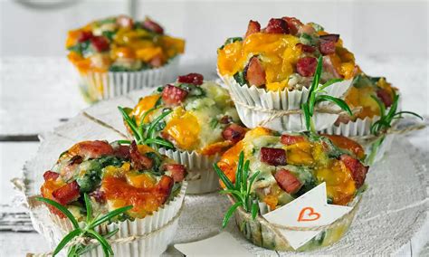 Slané muffiny pripravené na pečenie