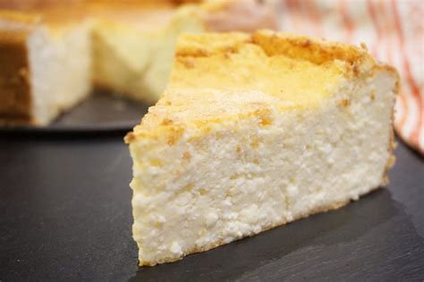 Hotový pečený cheesecake