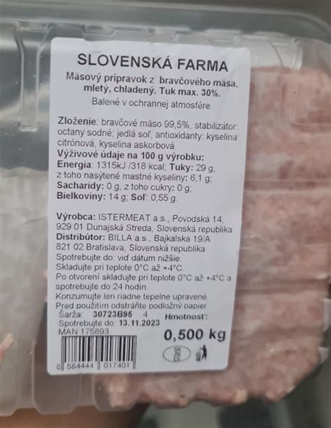 Mapa dovozu bravčového mäsa na Slovensko