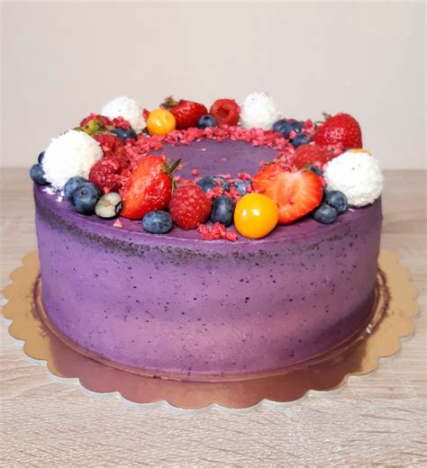 Čučoriedková torta s tvarohom