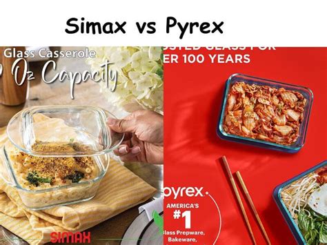 Porovnanie sklenených foriem Pyrex a Simax