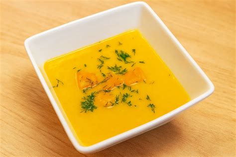 miska horúcej polievky