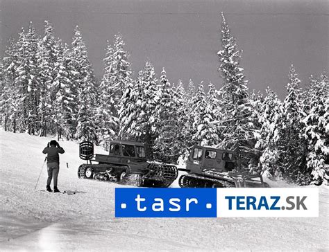Historické fotografie lyžiarskeho vleku v Tatrách