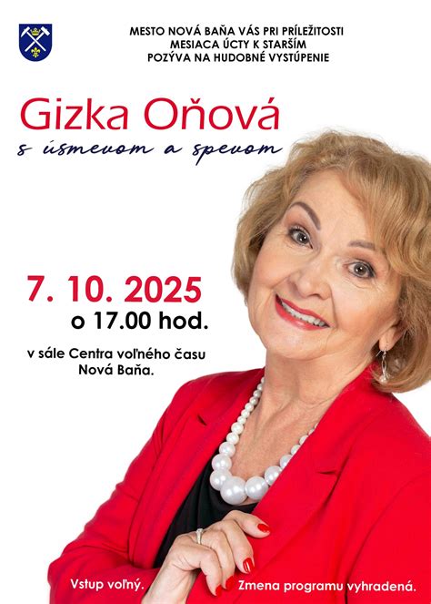 Gizka Oňová pri varení s úsmevom