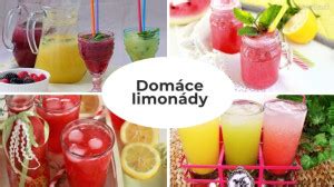Karafy s domácimi limonádami a ovocím