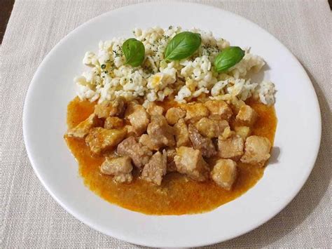 Ingrediencie na bravčový perkelt
