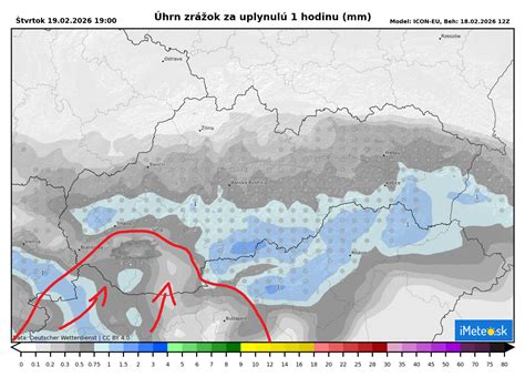 Hĺbka zamŕzania pôdy v rôznych oblastiach Slovenska