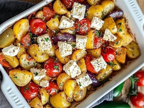 Zapečená zelenina s feta syrom
