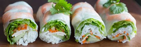 Čerstvé vietnamské letné závitky Gỏi Cuốn