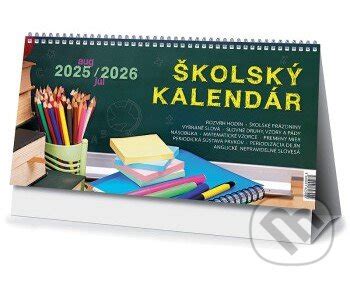 Školský kalendár s vyznačenými dôležitými udalosťami