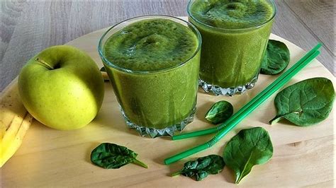 Zdravé zelené smoothie s baby špenátom