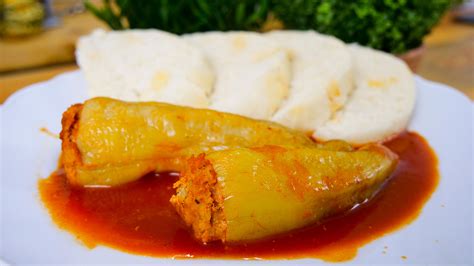 Hotová plnená paprika