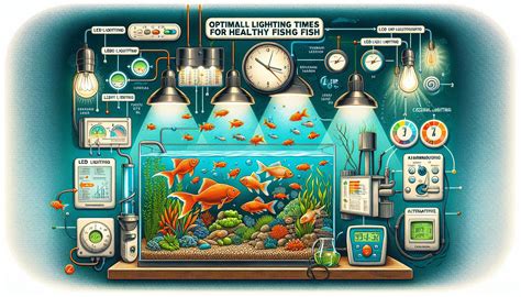 Schematické znázornenie rôznych úrovní kŕmenia rýb v akváriu