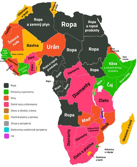 Mapa produkcie kakaa v západnej Afrike