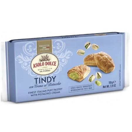 Asolo Dolce Tindy con Crema al Pistacchio - hotové lístkové dezerty