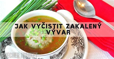 Tabuľka s riešeniami pre zakalený vývar