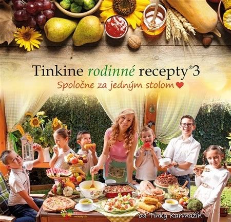 Obal knihy Tinkine Rodinné Recepty 3