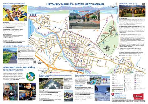 Mapa Liptova s vyznačením Liptovského Mikuláša