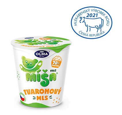 Ilustrácia tvarohového dezertu Míša