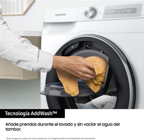 Vizualizácia funkcie AddWash a EcoBubble