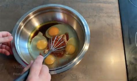 Ingrediencie na marinádu a plnenie hermelínu