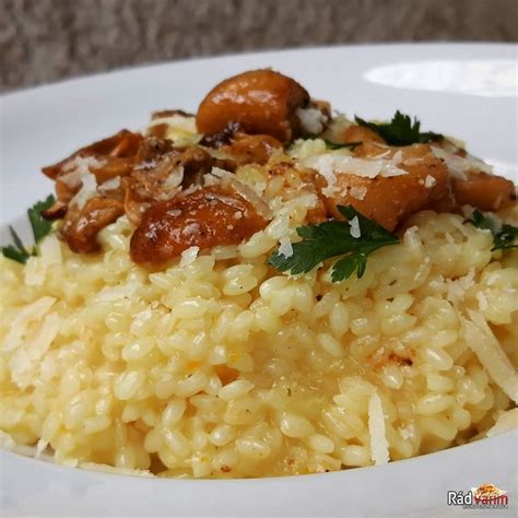 Základné ingrediencie na dubákové rizoto