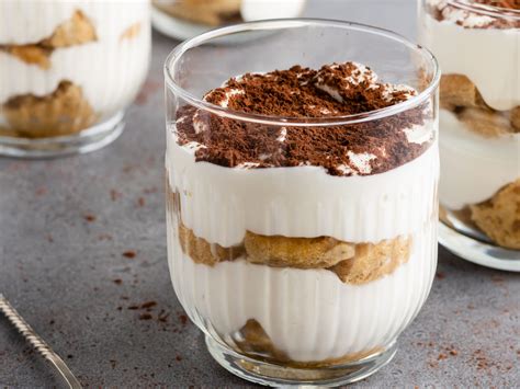Falošné tiramisu v pohári