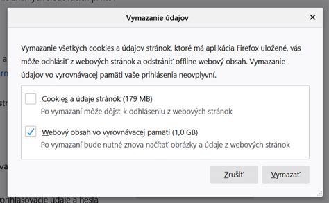 Nastavenia cookies v internetovom prehliadači