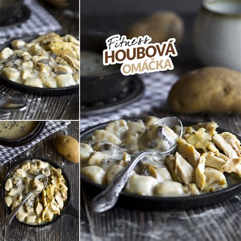 Hríbová omáčka s kuracím mäsom a parenou knedľou