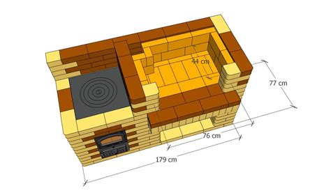Výkres sudového grilu