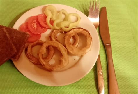Tekvicové krúžky pripravené na obaľovanie