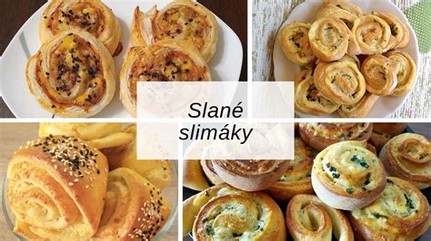 Koláž rôznych druhov štrúdlí - sladké aj slané