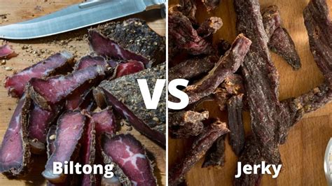 Porovnanie sušeného mäsa Jerky a Biltong