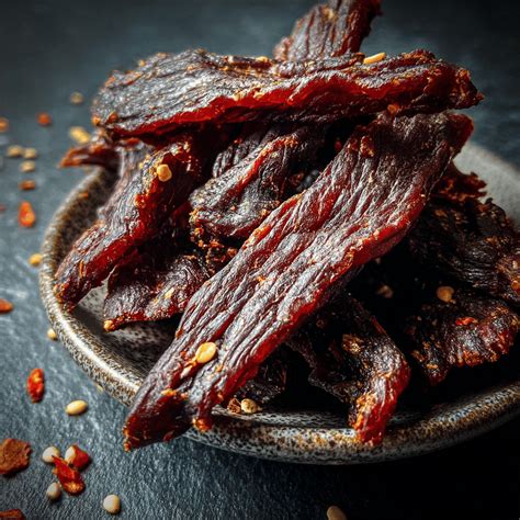 Výber rôznych príchutí Beef Jerky