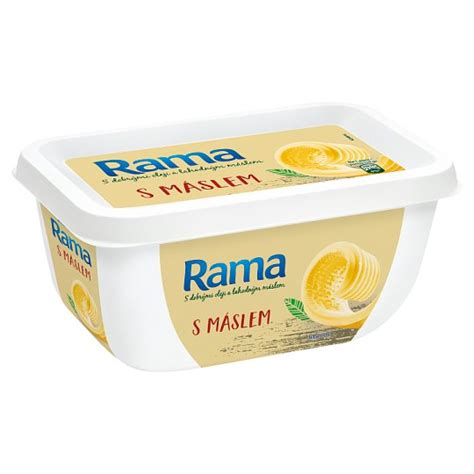 Infografika porovnávajúca zloženie Rama Bon Jour s maslom a margarínom
