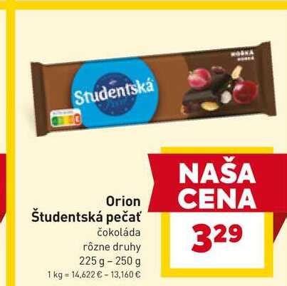 Orion Študentská pečať rôzne druhy