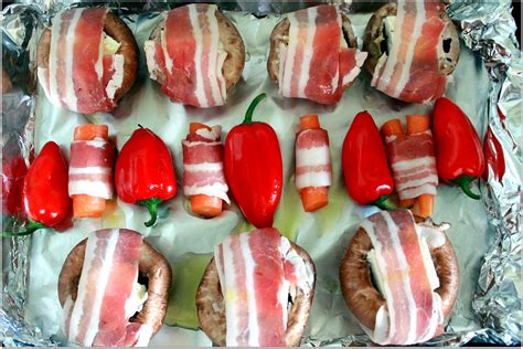 šampiňóny na grile