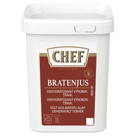 Graf nutričných hodnôt Bratenjus Chef