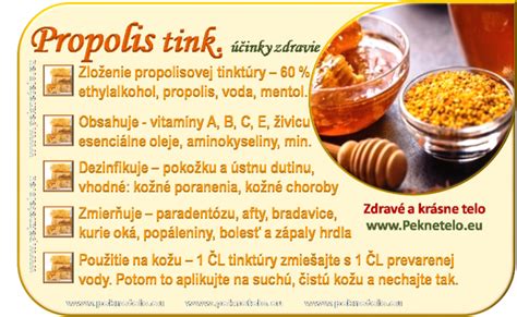 Suroviny a pomôcky pre výrobu propolisovej tinktúry
