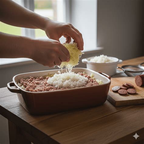Ingrediencie na koložvársku kapustu - rozložené na doske