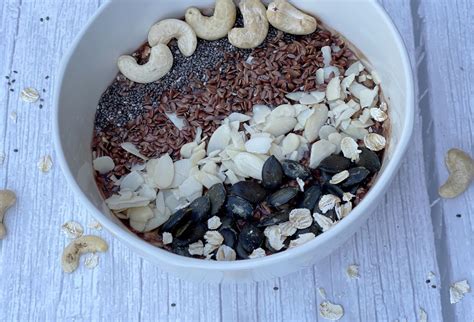 ovsená kaša cez noc s čokoládou