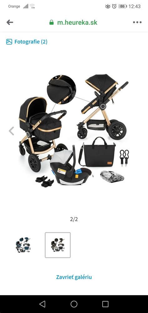 Ilustračná fotografia rodiny s kombinovaným kočíkom